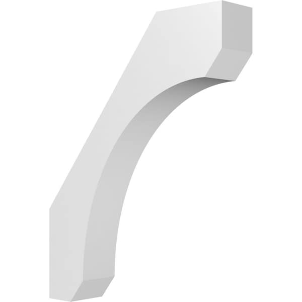 Ekena Millwork 6-in. W x 28-in. D x 36-in. H Legacy Architectural Grade PVC Knee Brace BRCP06X28X36LEC - main